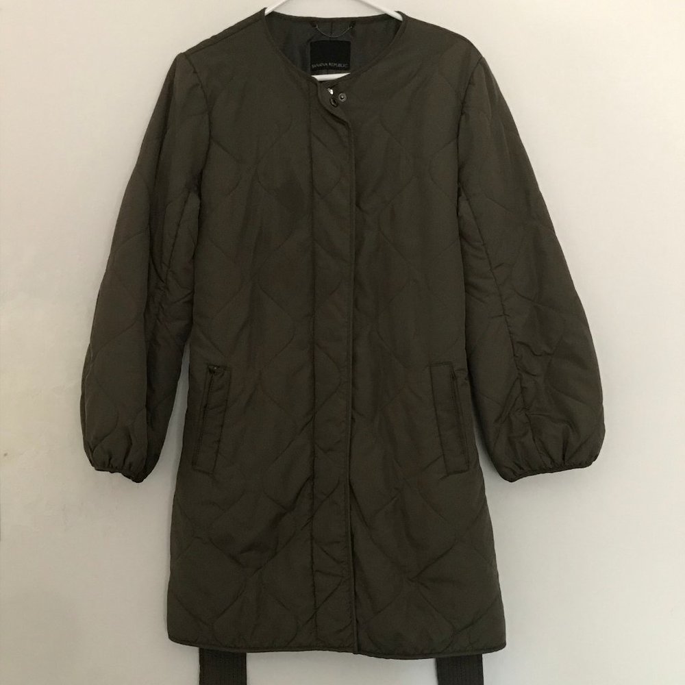 Banana Republic quilted jacket size M